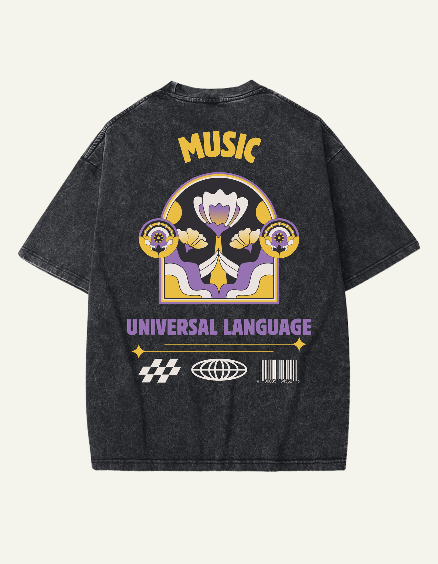 Universal Language Heavy T-Shirt - 100 % Cotton