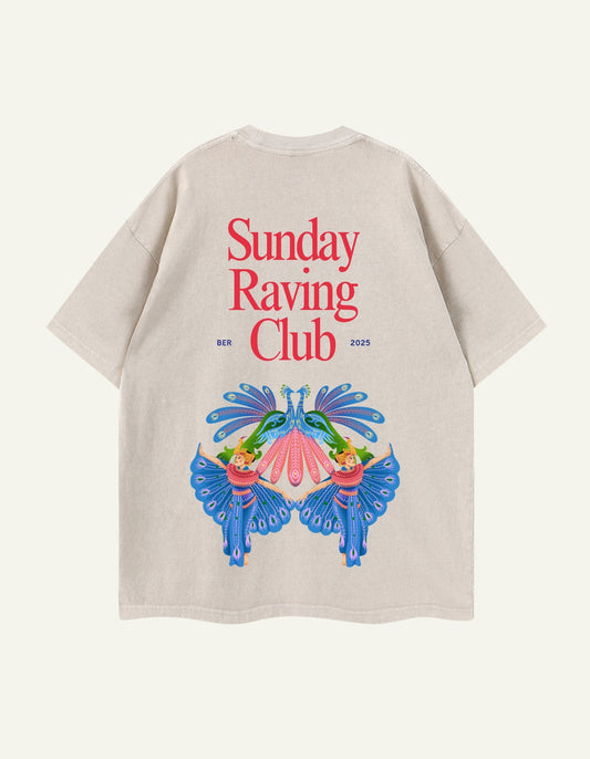 Sunday Raving Club Heavy T-Shirt - 100% Cotton