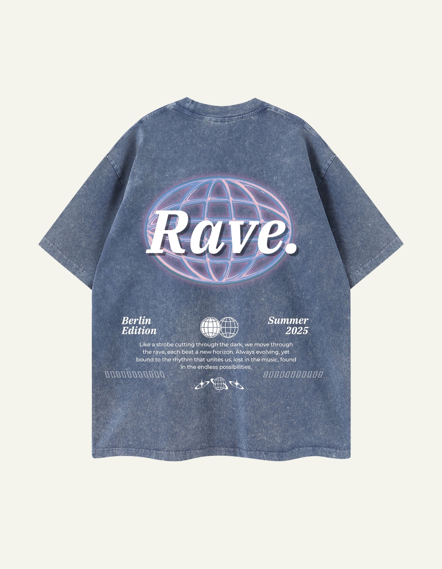 Berlin Summer Edition Rave Heavy T-Shirt - 100% Cotton
