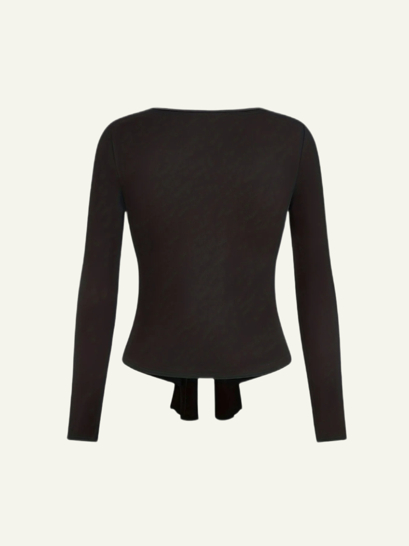 Twist V-neck Long Sleeve Top