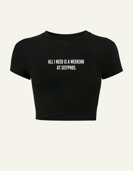 Weekend at Sisyphos - Crop Top