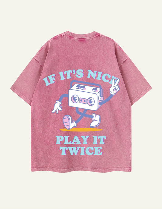 One More Time Heavy T-Shirt - 100% Cotton