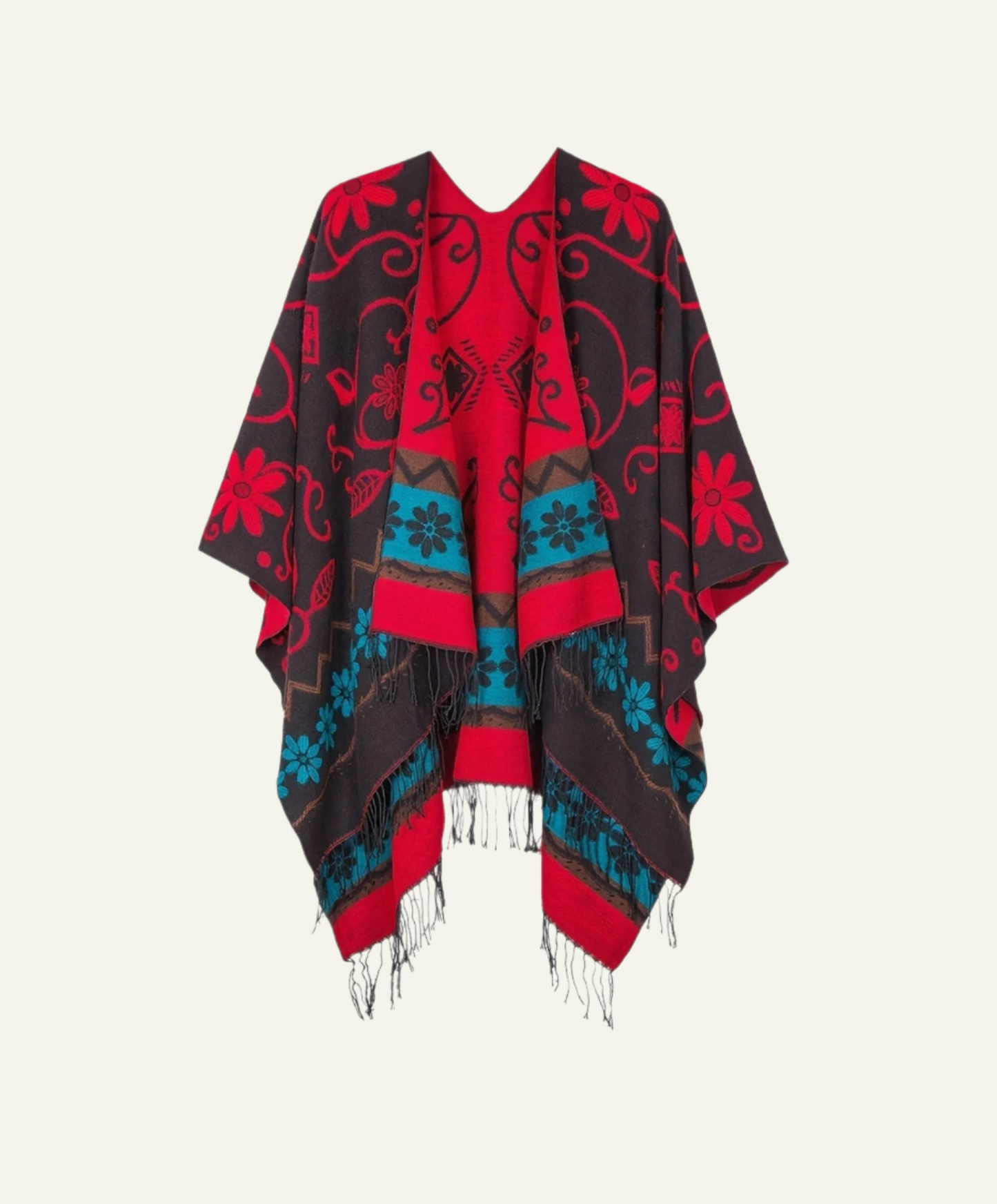 Red Poncho