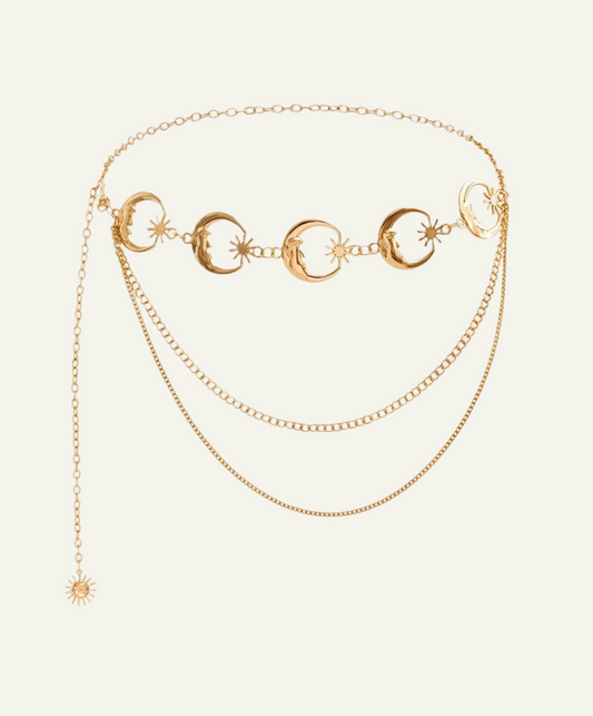 Moon Metal Waist Belt