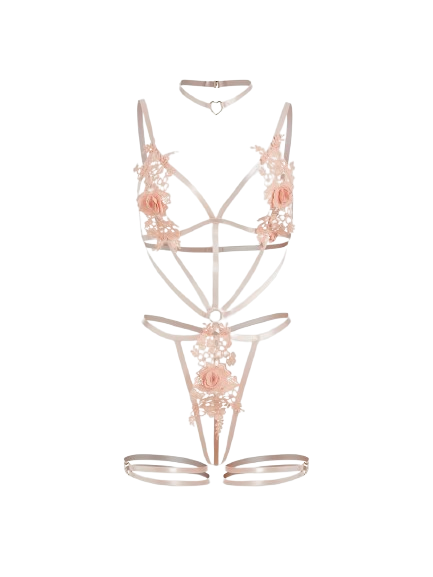 Floral Lingerie Set
