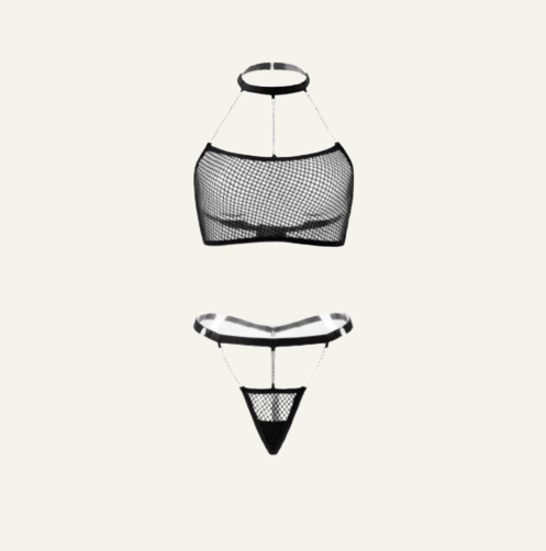 Forbidden Fishnet Set