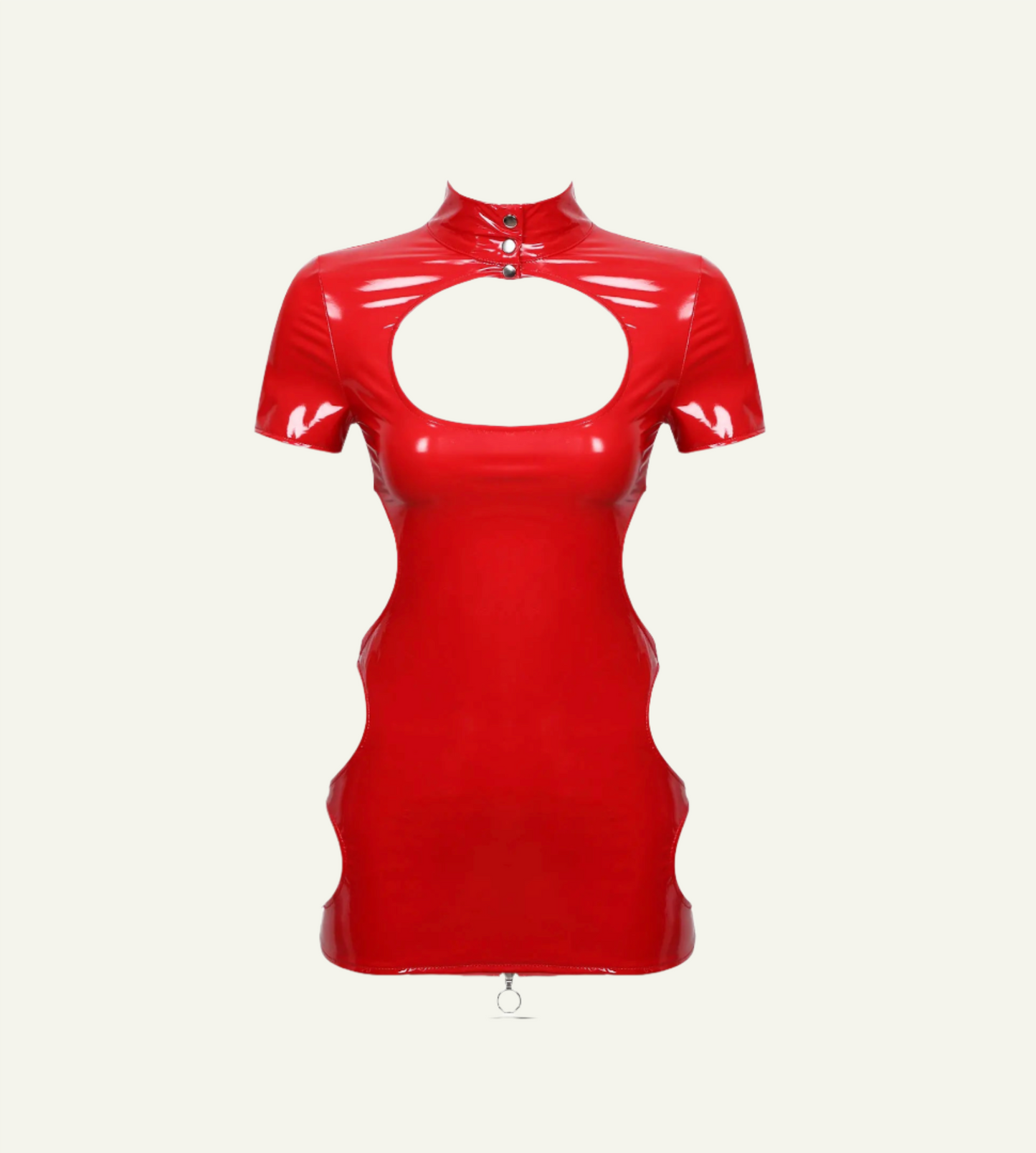 Sinful Red Latex Dress
