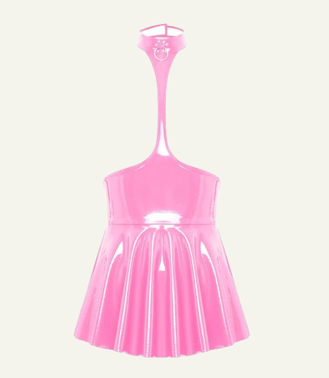Horny Latex Barbie Dress