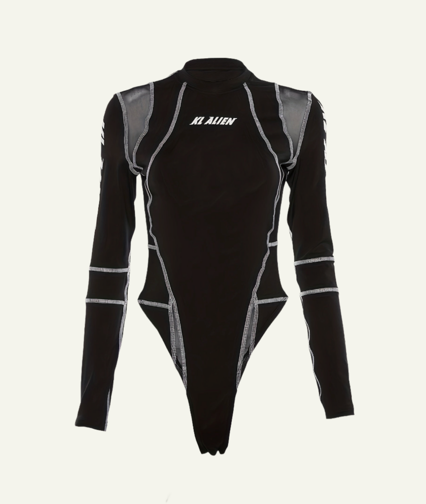 Futuristic Super High Waist Bodysuit