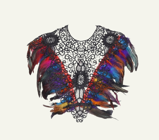 Feathered Boho Shoulder Harness