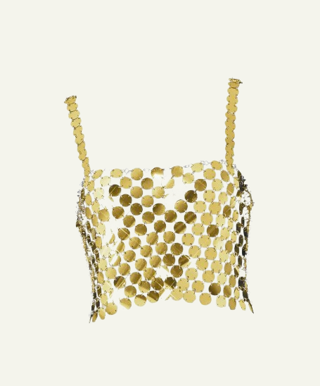 Golden Sequins Top