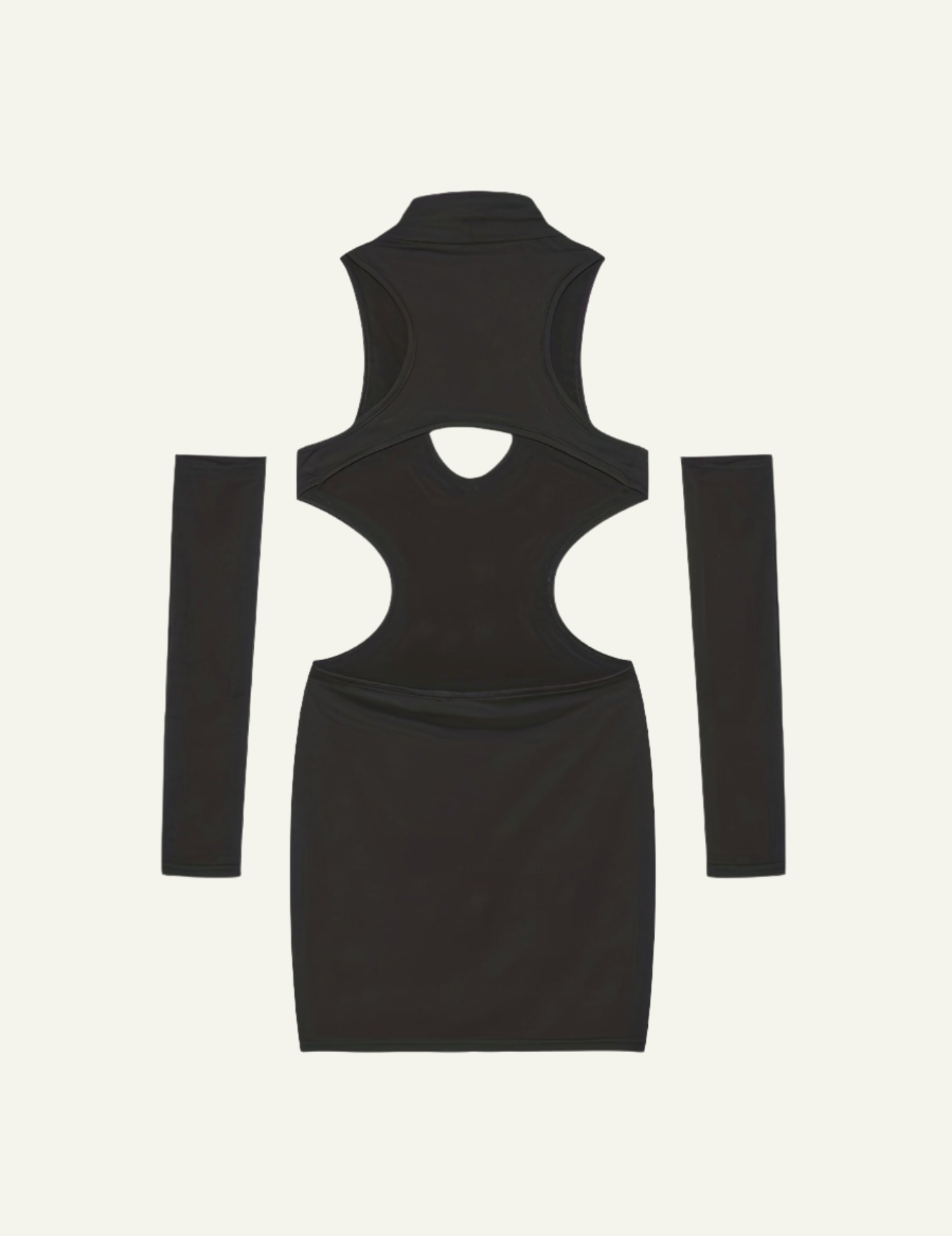 Cut Out Dress With Cut Out Sleeves