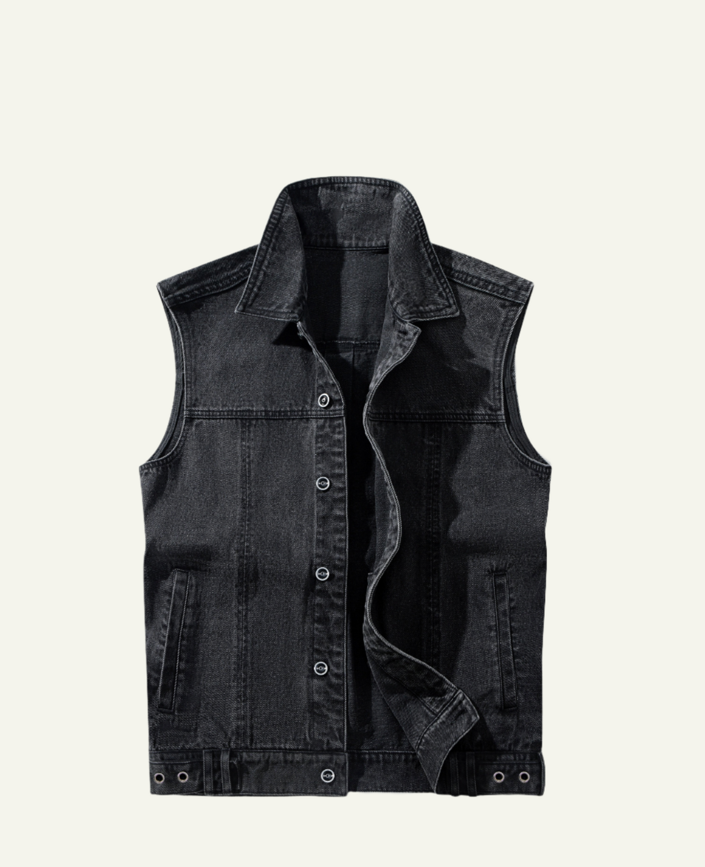 Washed Out Denim Vest