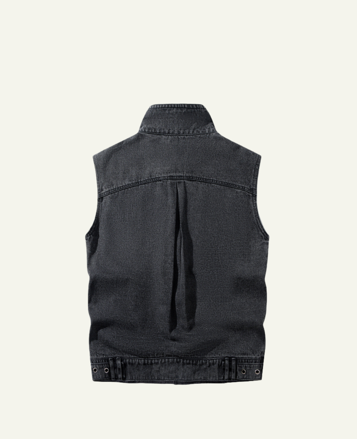 Washed Out Denim Vest
