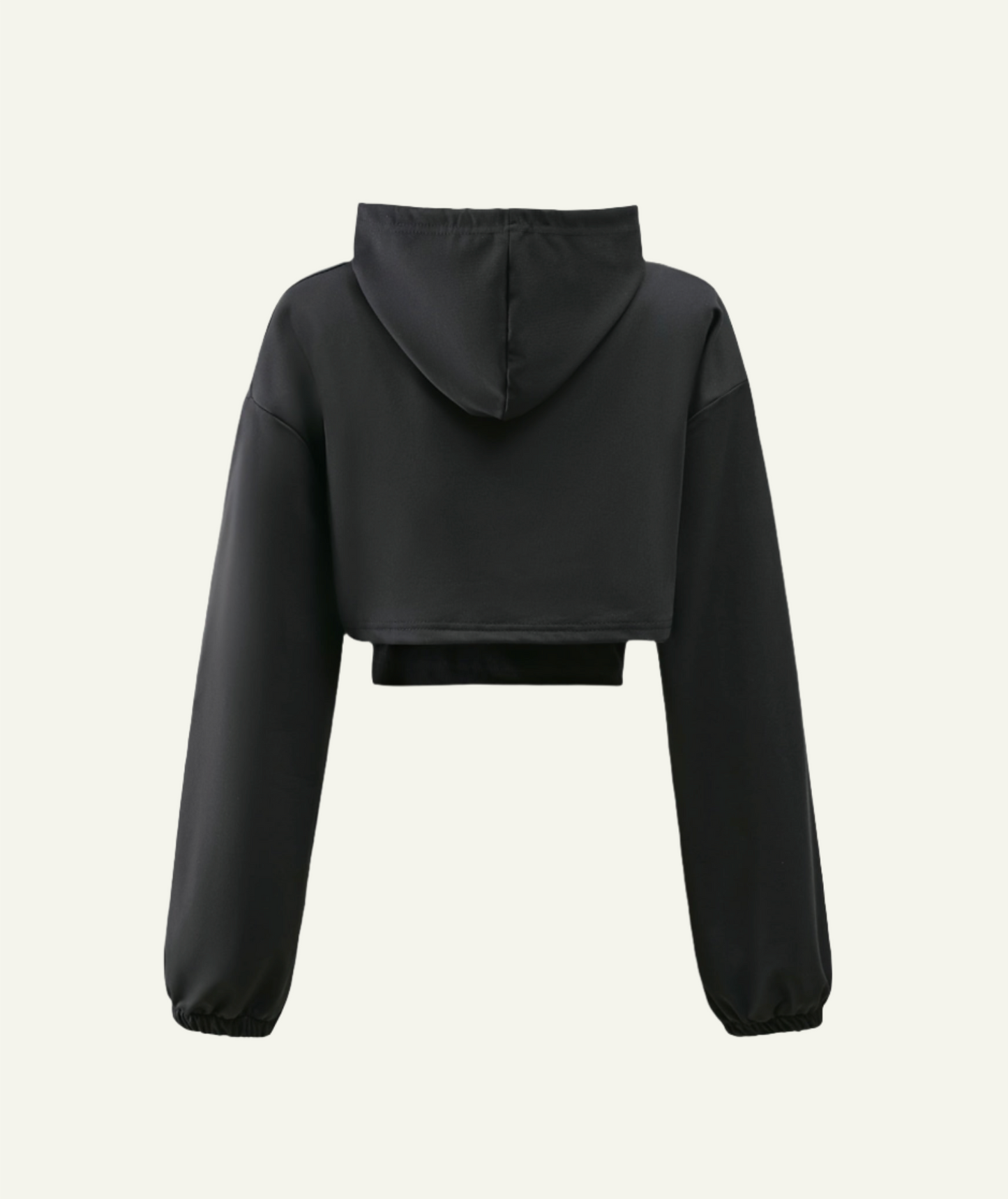 Cropped Cut Out Hoodie