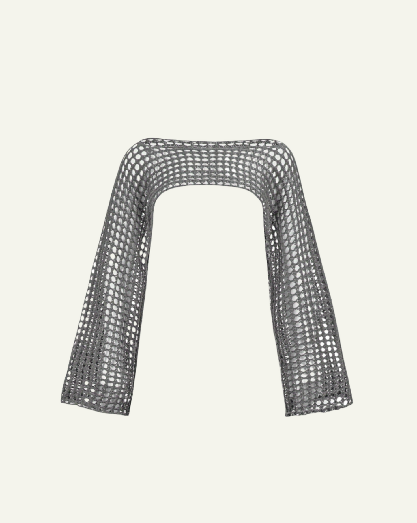 Cut Out Long Arms Fishnets Top