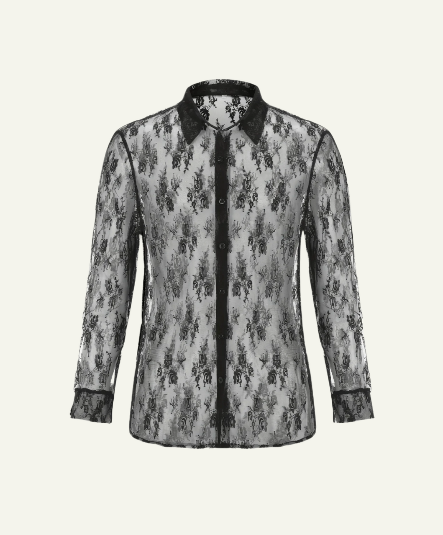 Floral Mesh Shirt