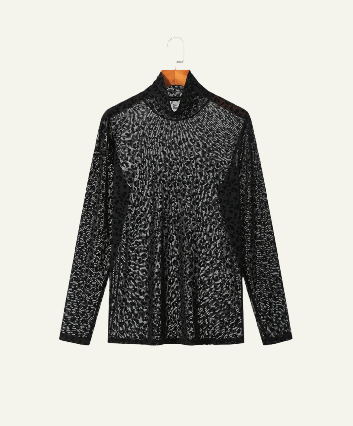Mesh Leopard Shirt