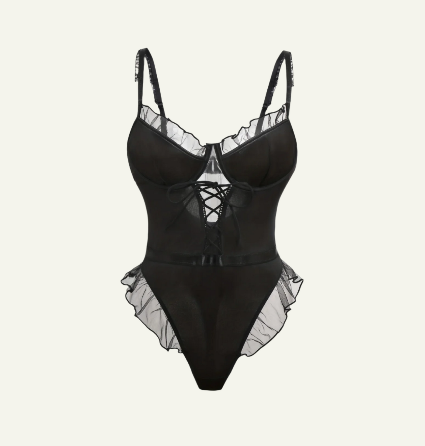 Rave Mesh Trim Ballerina Bodysuit