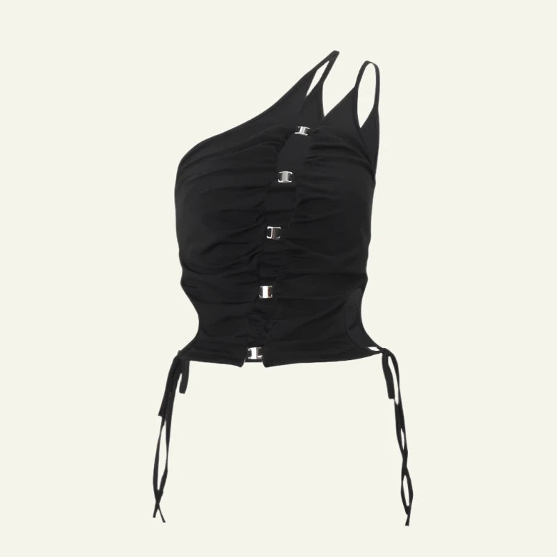 Diagonal Metal Clip Top