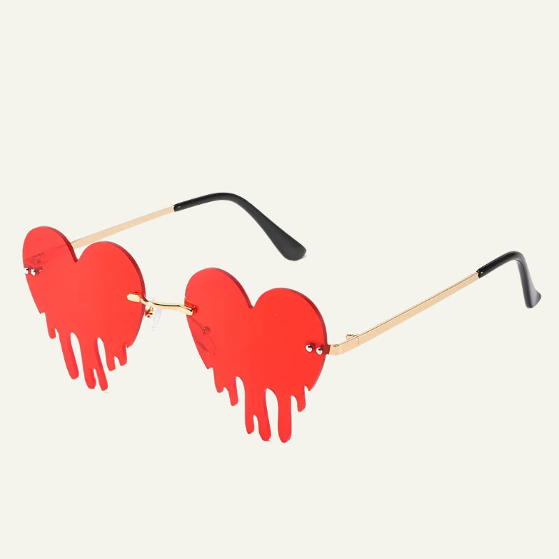 Heart Shaped Retro Sunglasses