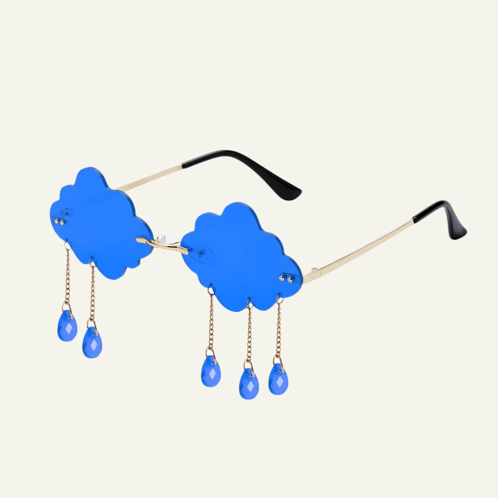 Cloud Disco Tassel Glasses