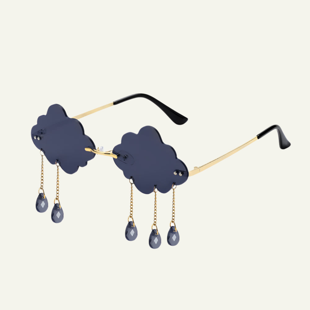 Cloud Disco Tassel Glasses