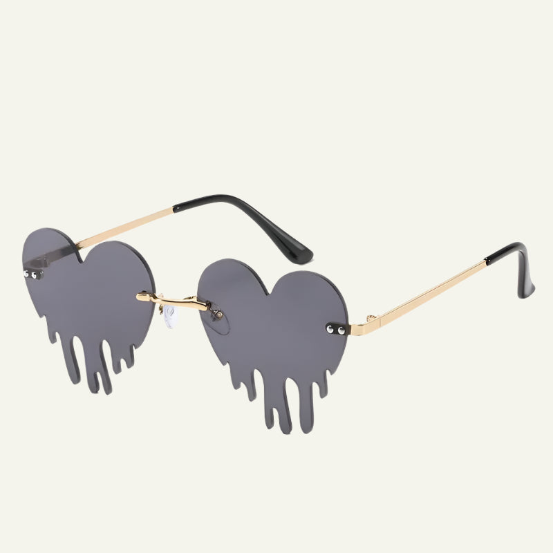 Heart Shaped Retro Sunglasses