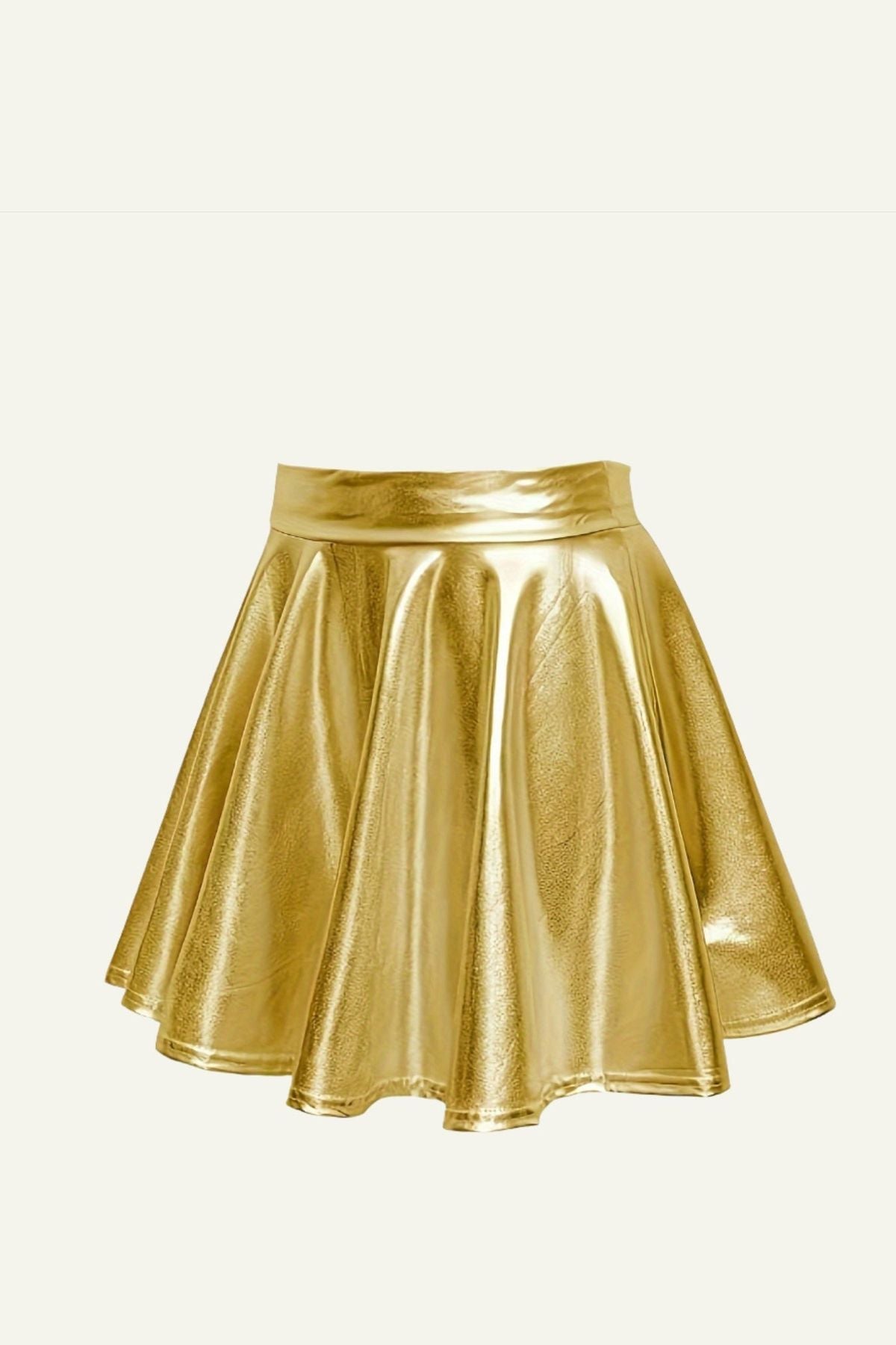 Golden Mini Skirt