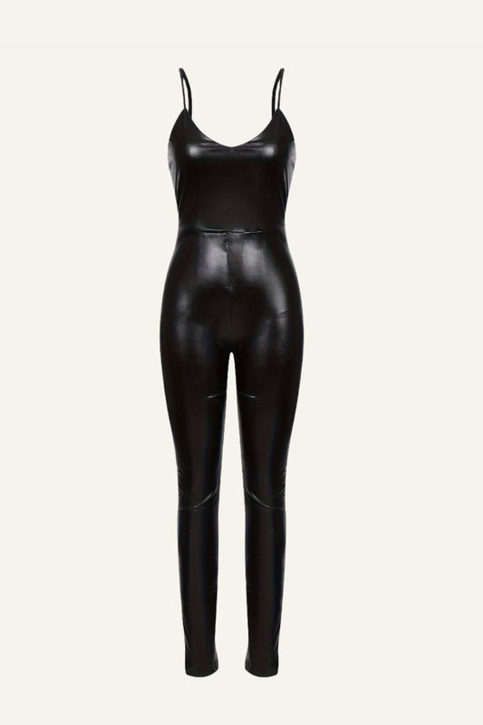 Leather Jumpsuit