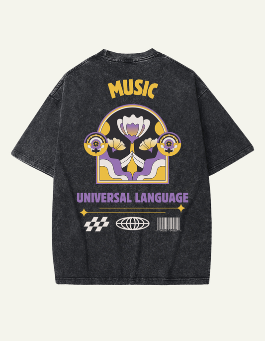 Universal Language Heavy T-Shirt - 100 % Cotton