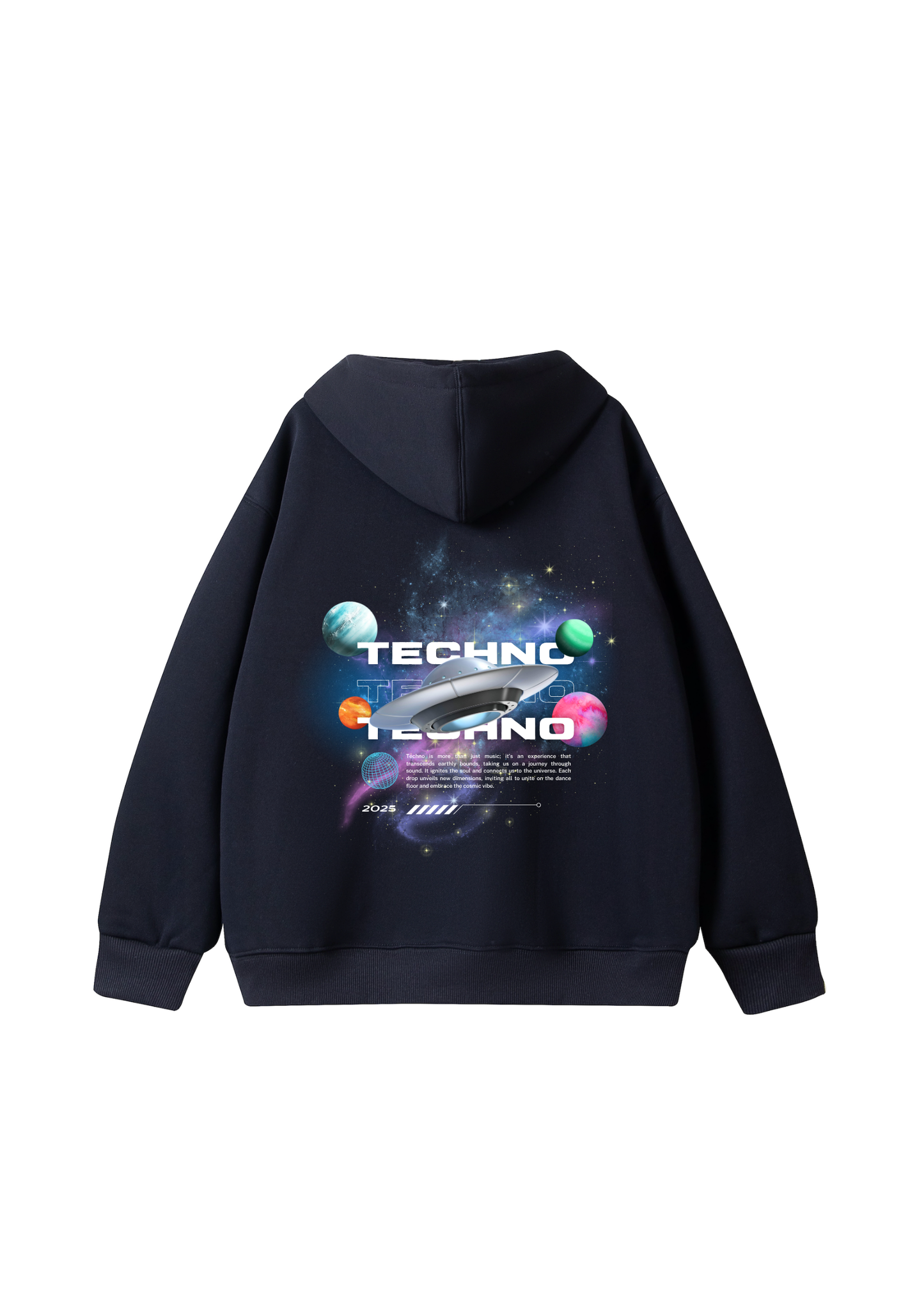 Techno 100% Cotton Hoodie
