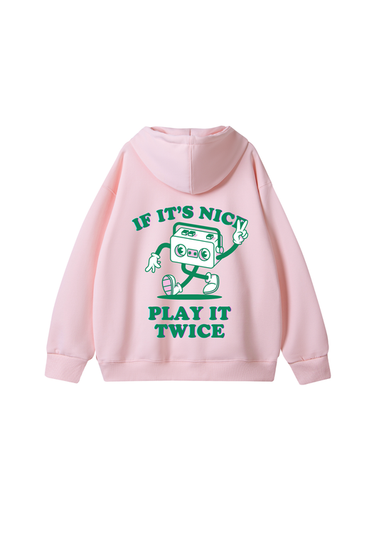 One More Time 100% Cotton Hoodie