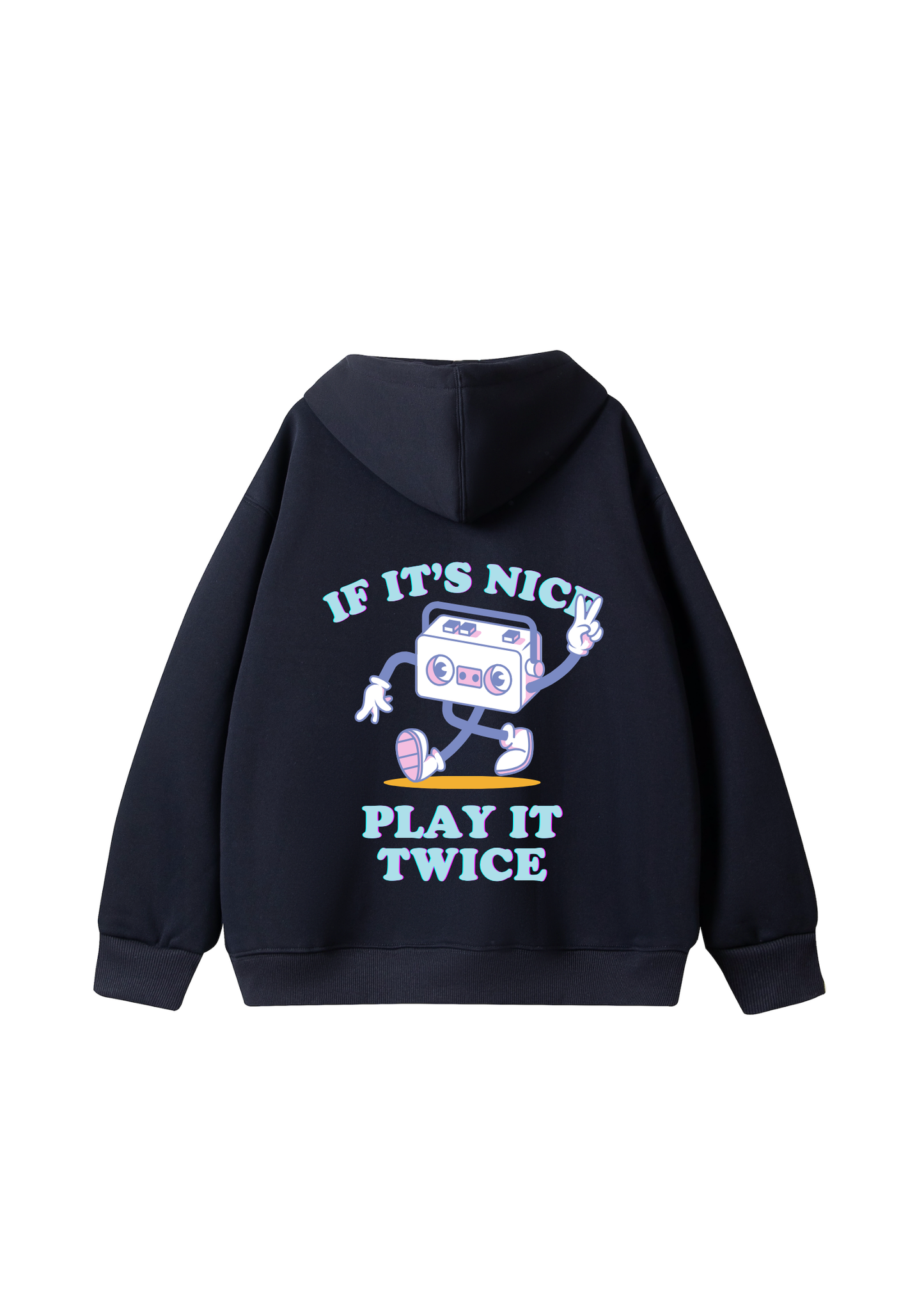 One More Time 100% Cotton Hoodie