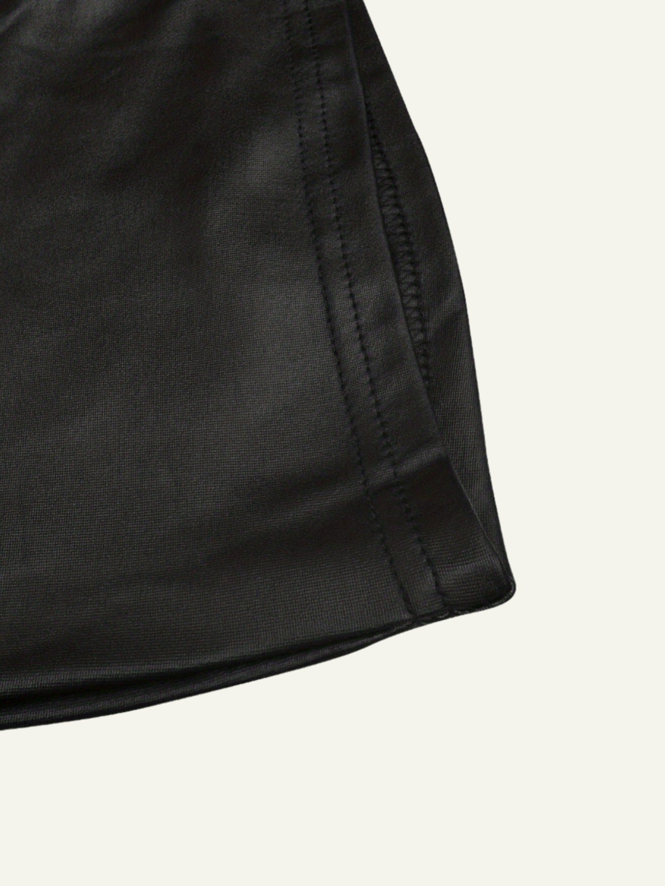 Leather Biker Shorts