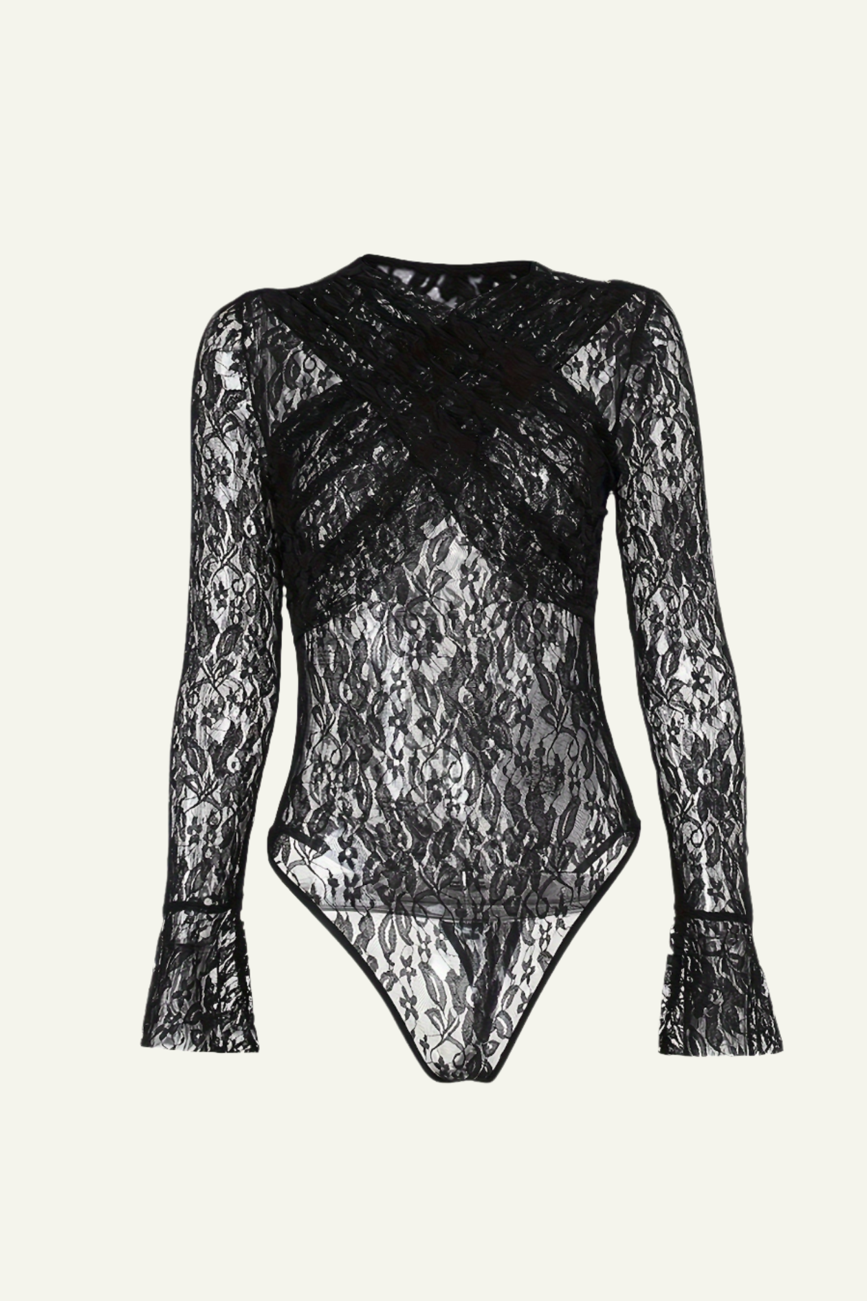 Cross Lace Bodysuit