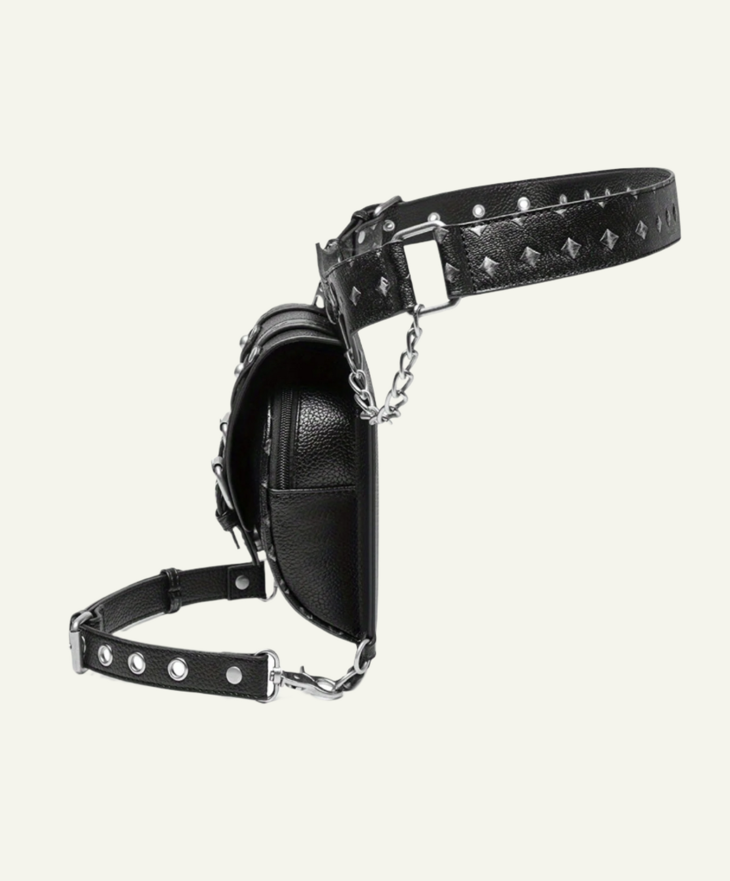 Punk Style Waist Bag