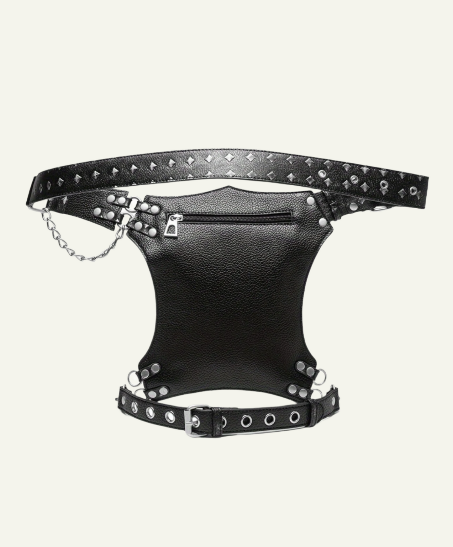 Punk Style Waist Bag