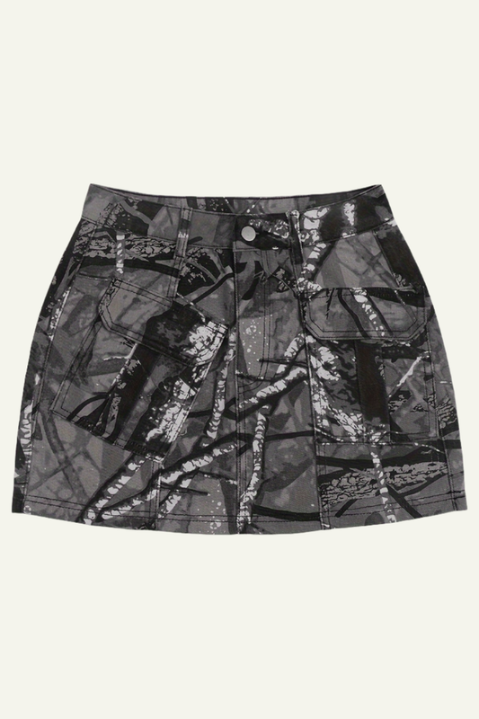 Camouflage Mini Skirt