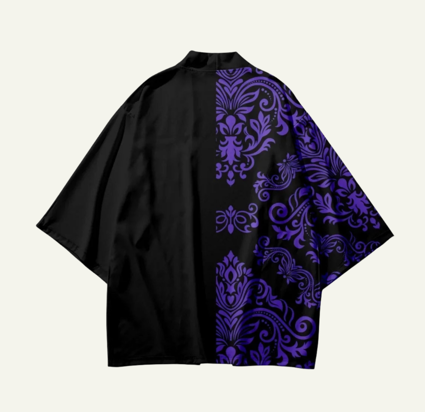 Purple Floral Kimono