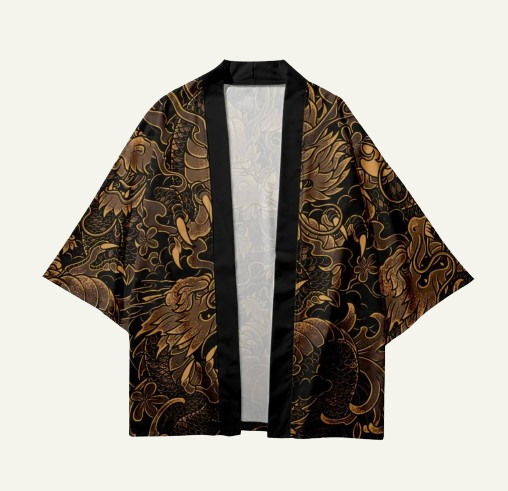 Golden Dragon Kimono