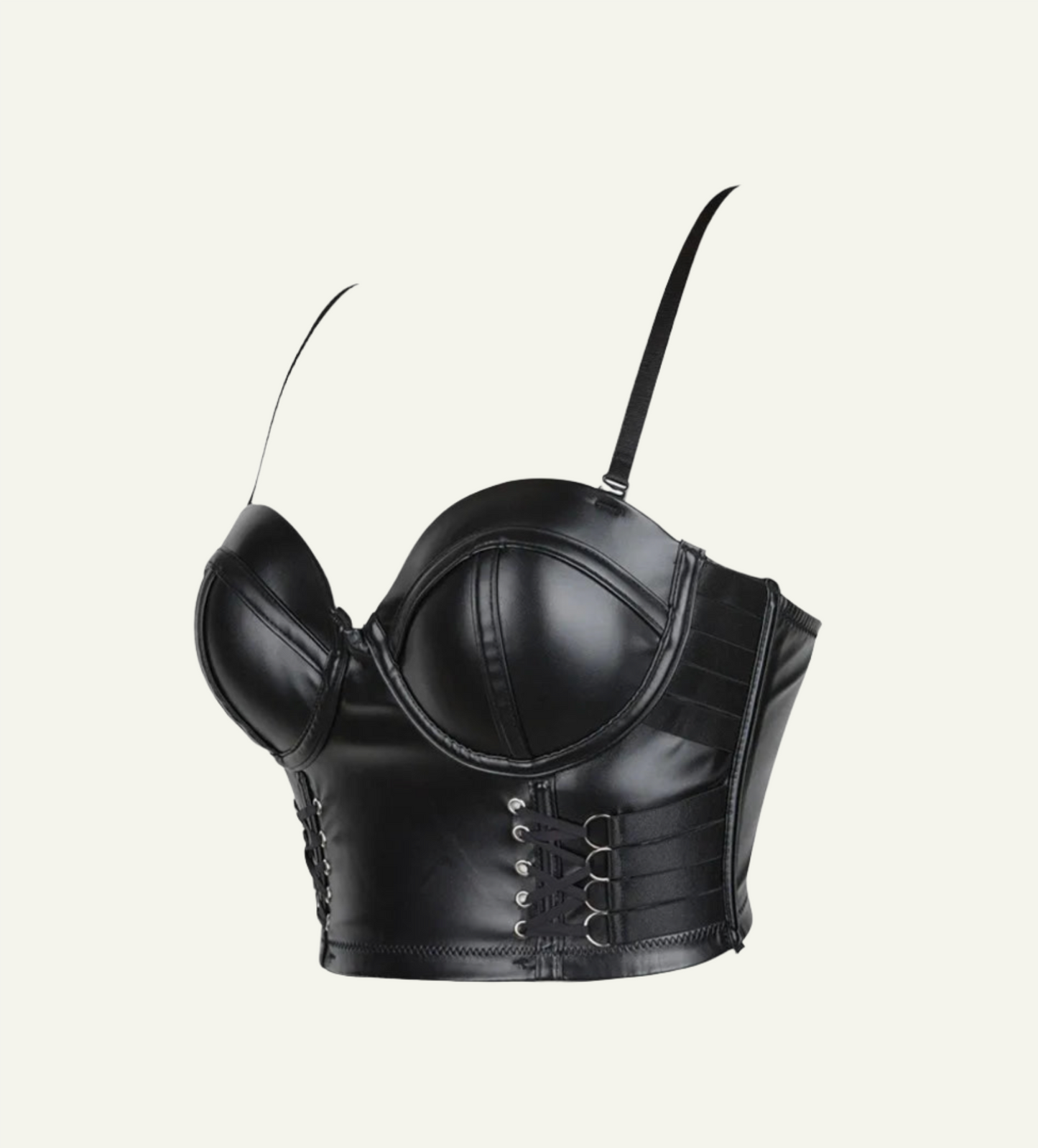 Leather Burlesque Corset