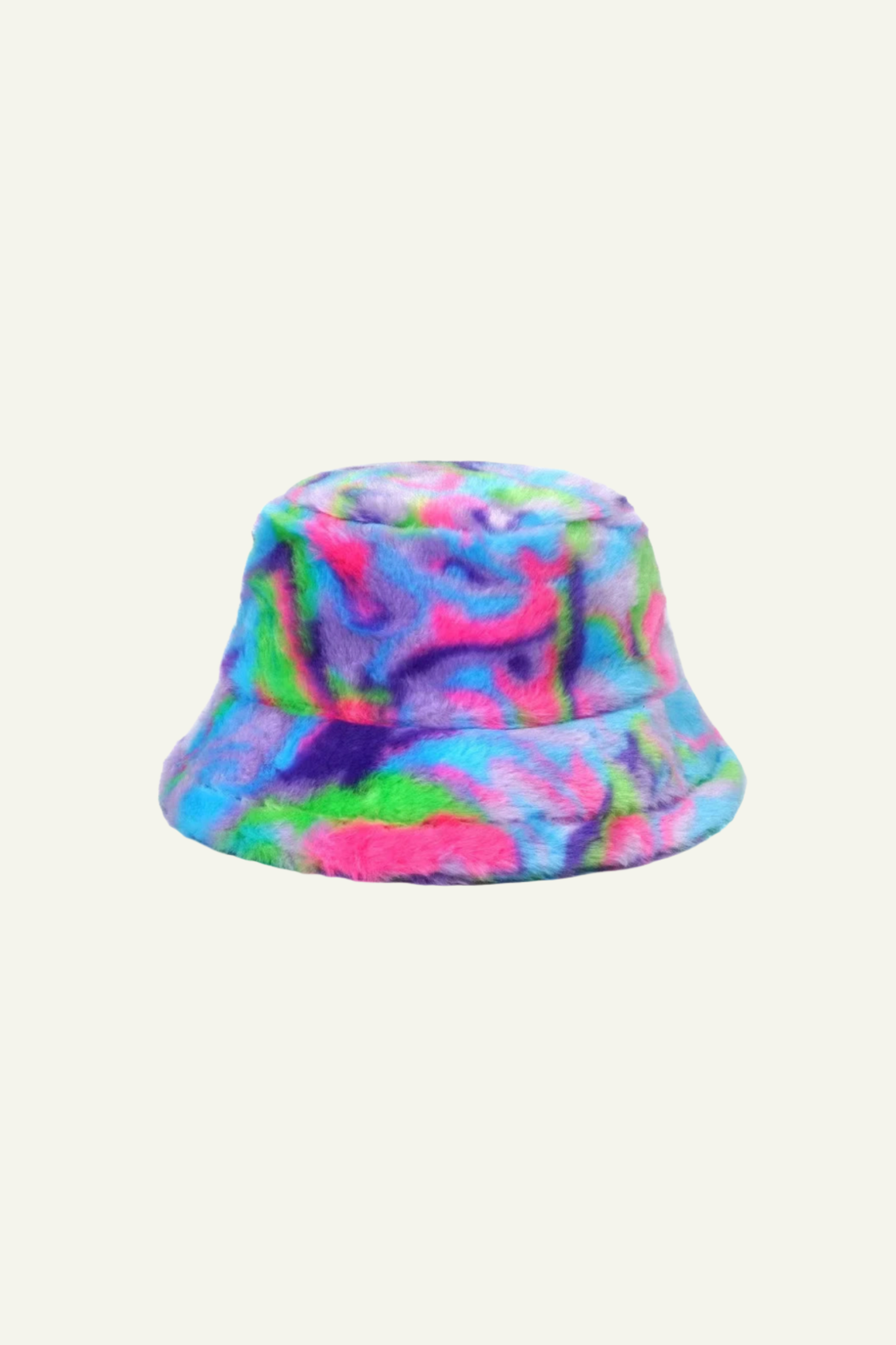 Spacy Fluffy Fur Bucket Hat