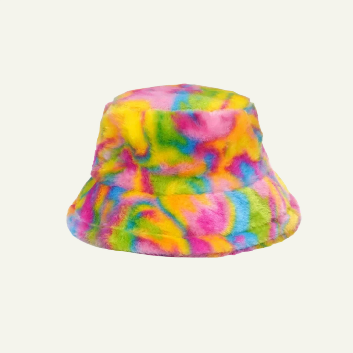 Spacy Fluffy Fur Bucket Hat