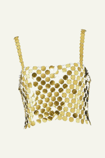 Golden Sequins Top