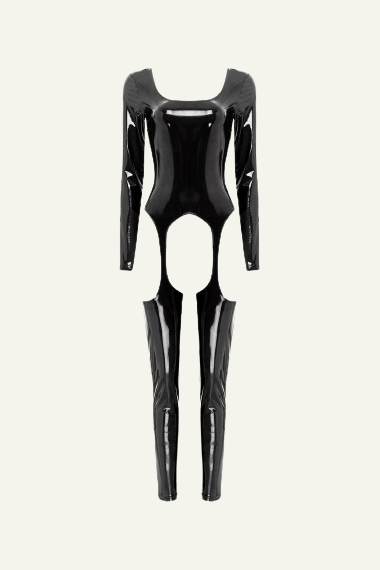 Skinny Latex Jumpsuit