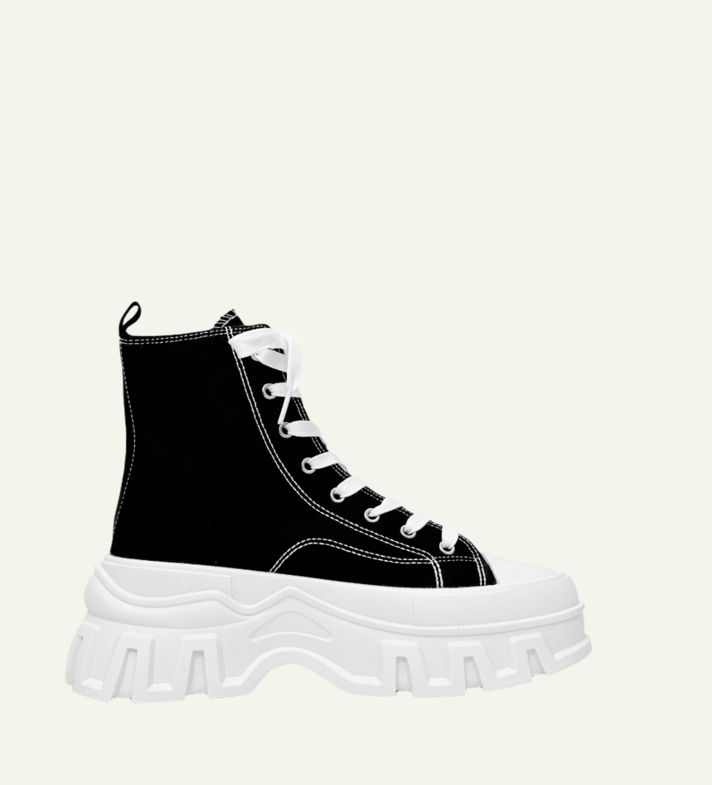 High Cut Plateau Retro Sneakers