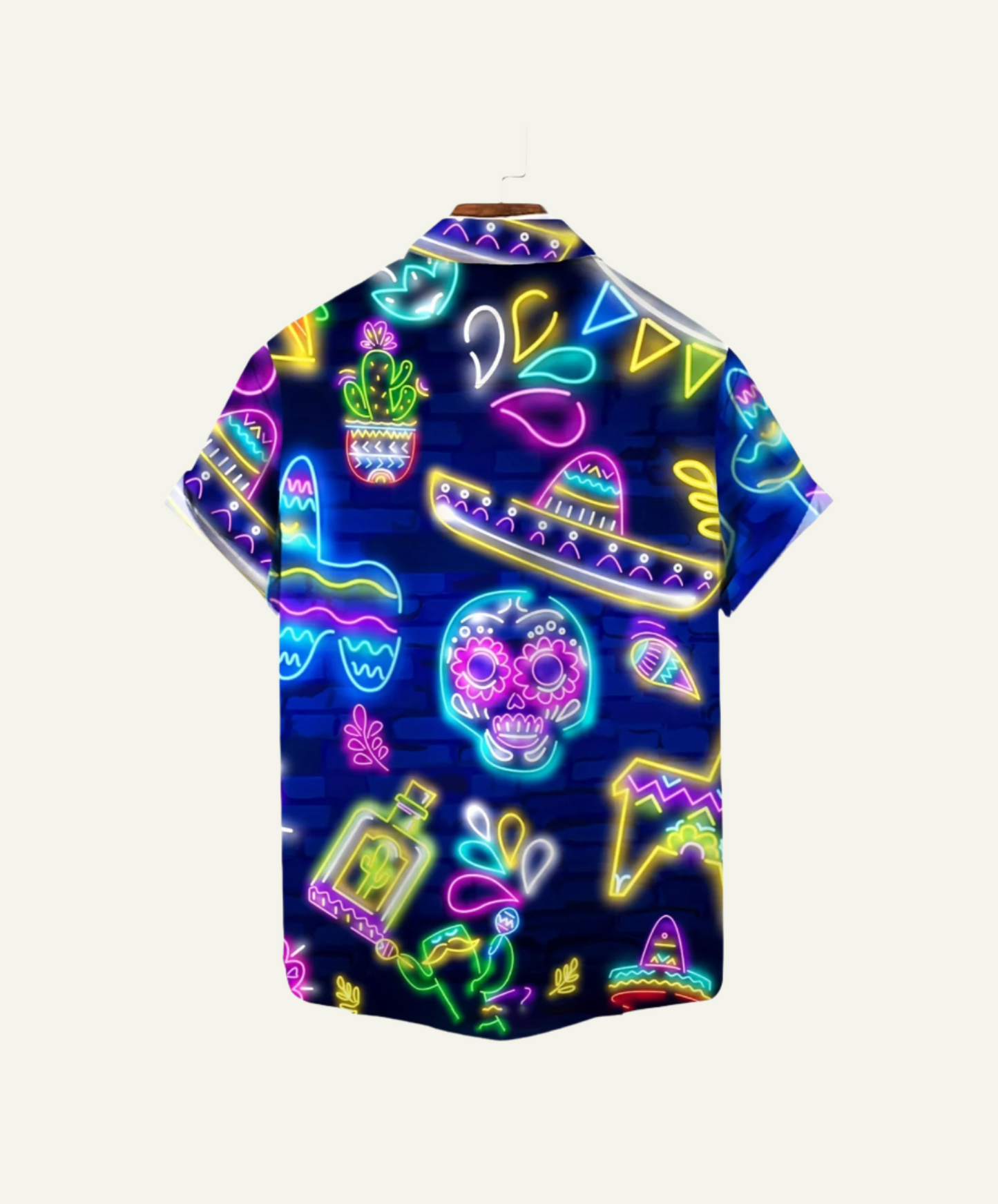 Vibrant Neon Mexican Shirt