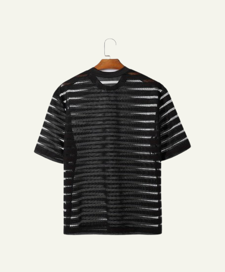 See Through Stripes T-Shirt