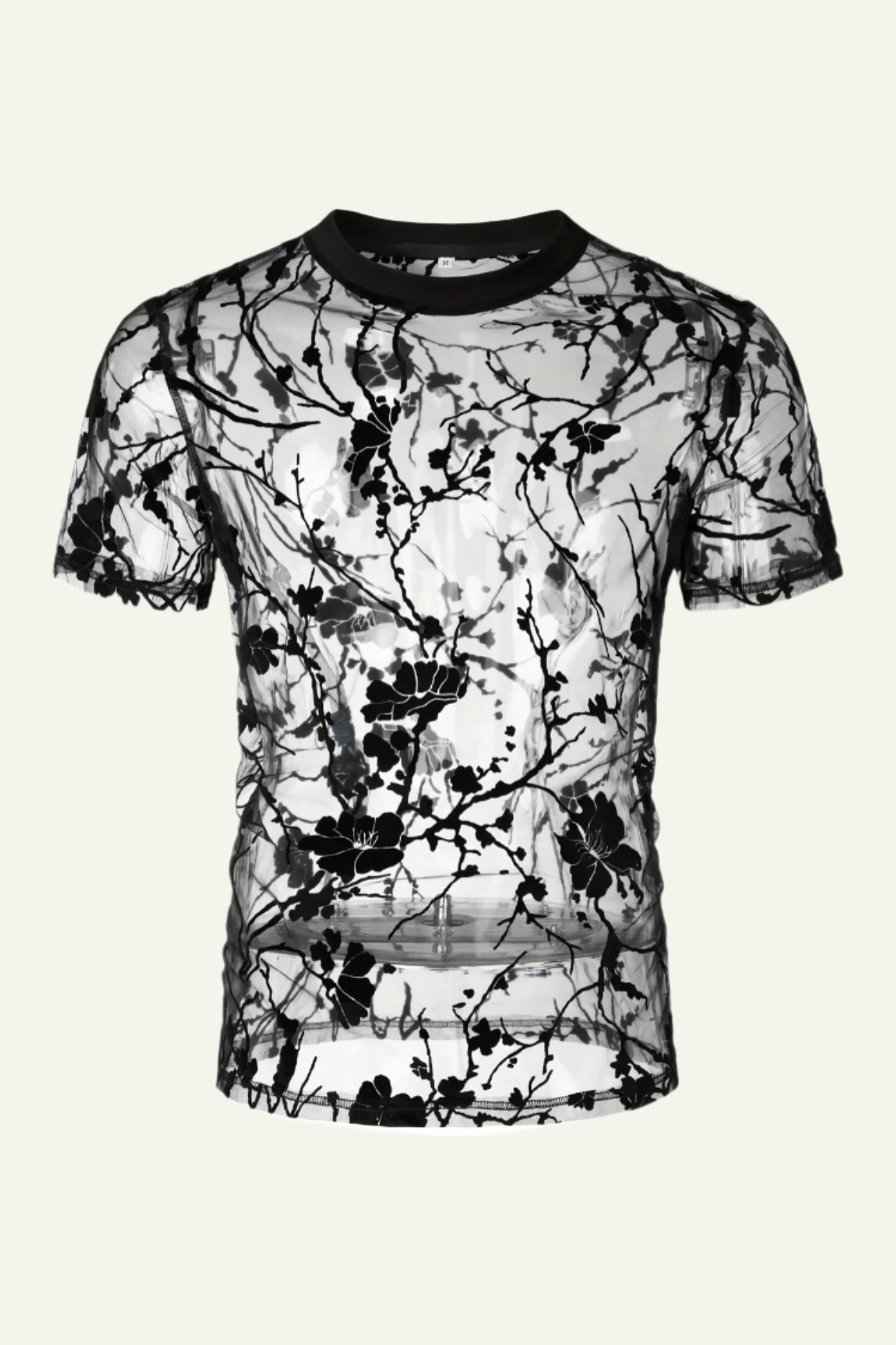 Mesh Floral T-Shirt